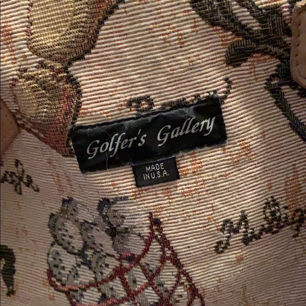 Tapestry / leather bag